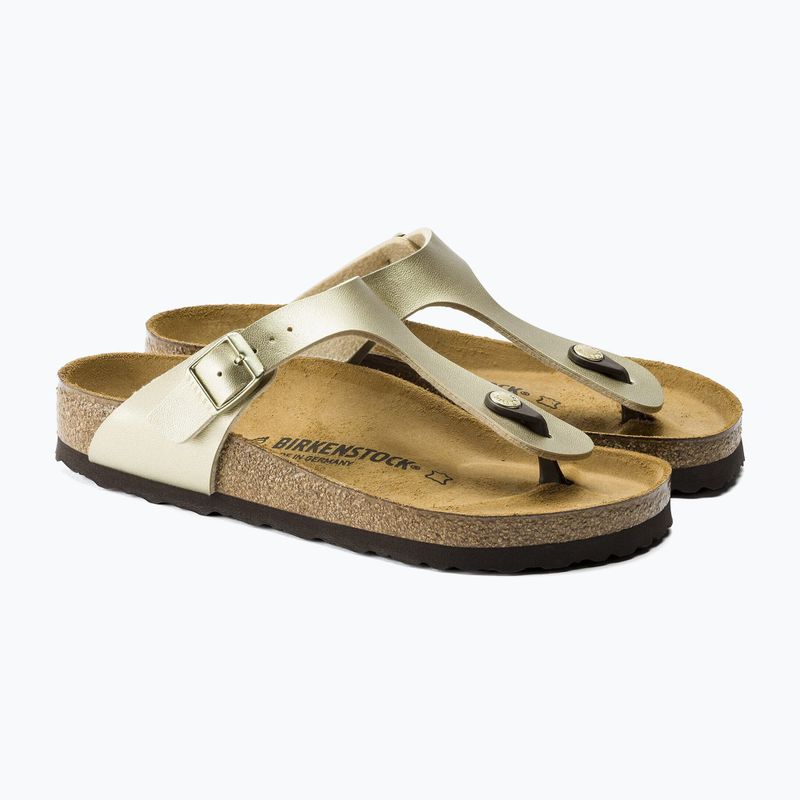 Flip-Flops BIRKENSTOCK Gizeh Birko-Flor Narrow gold 4
