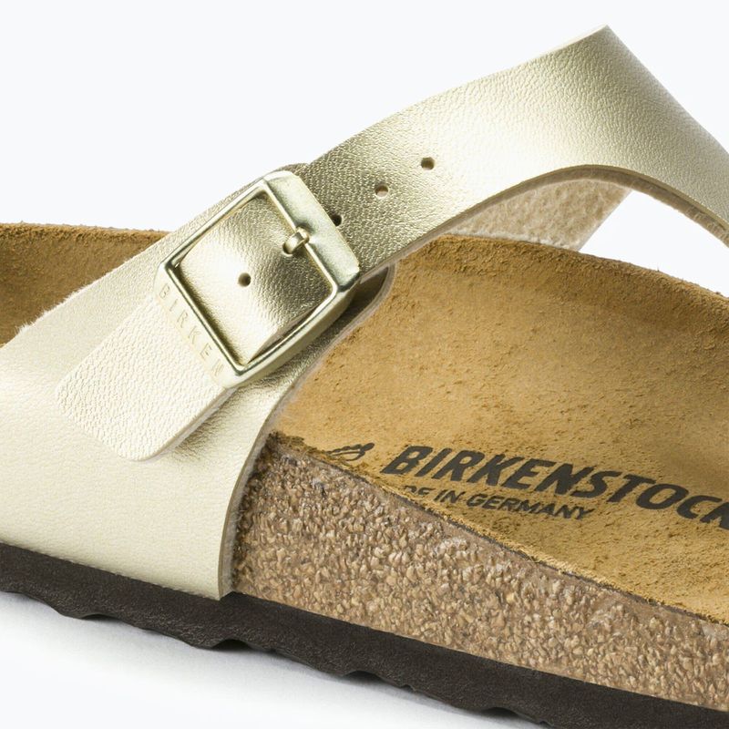Flip-Flops BIRKENSTOCK Gizeh Birko-Flor Narrow gold 6
