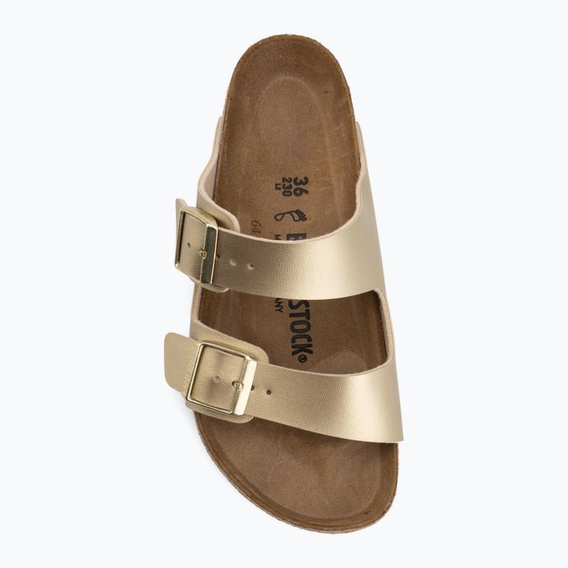Badelatschen BIRKENSTOCK Arizona Birko-Flor gold 5