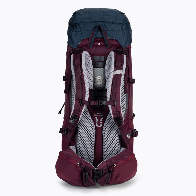 Damen-Trekking-Rucksack Deuter Aircontact Lite SL 35+10 l blau-maroon 3340221 2