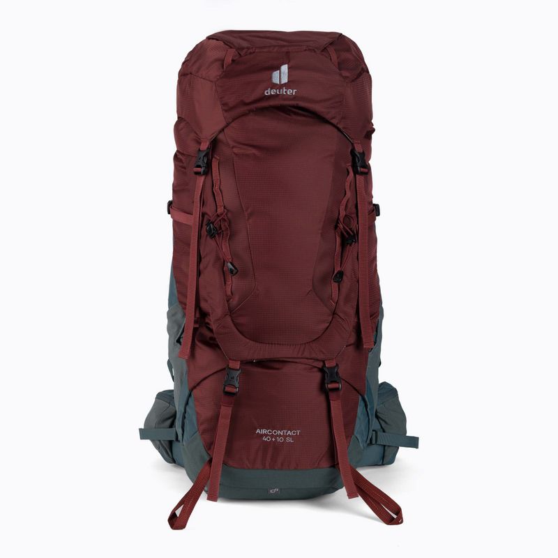Damen-Trekking-Rucksack Deuter Aircontact SL 40+10 l rot 3320021