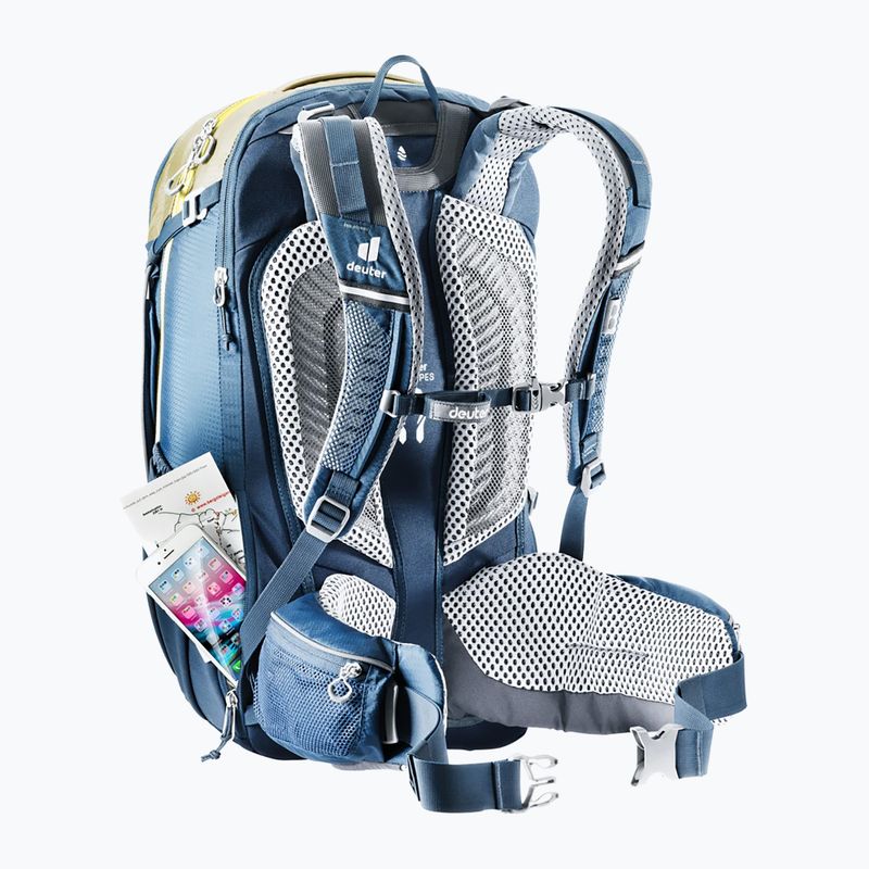 Deuter Trans Alpine Pro 28 l blau-braun Fahrrad-Rucksack 6314 3201121 11