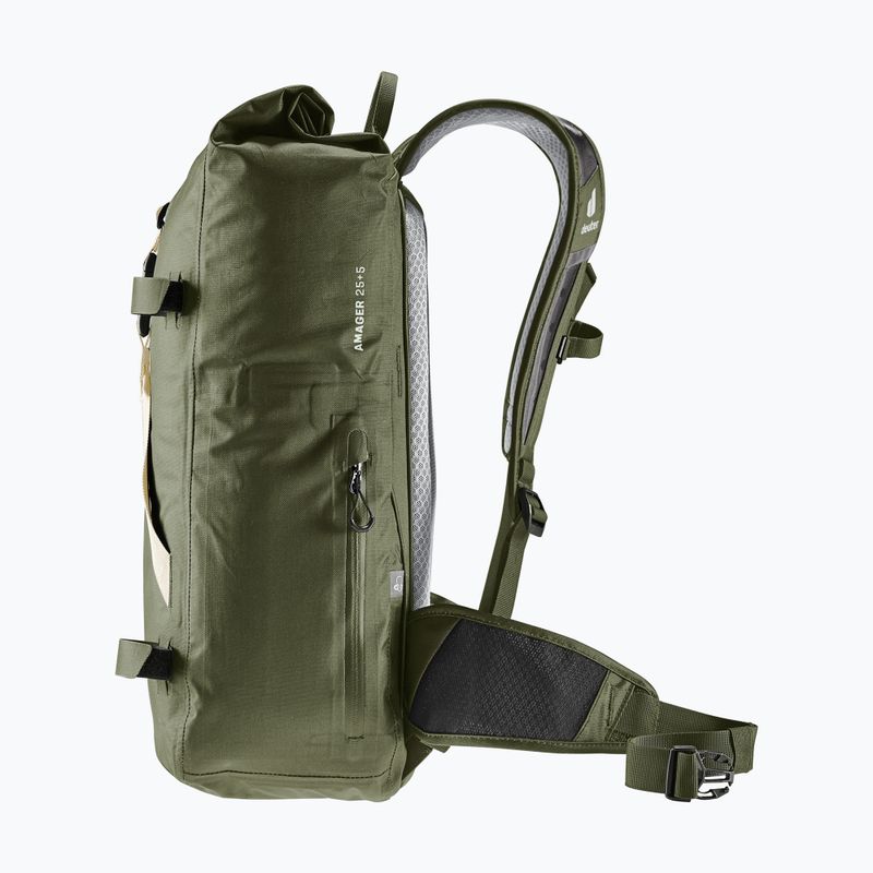 Fahrradrucksack Deuter Amager 25+5 khaki 3