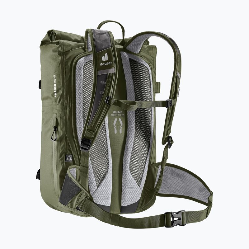 Fahrradrucksack Deuter Amager 25+5 khaki 6