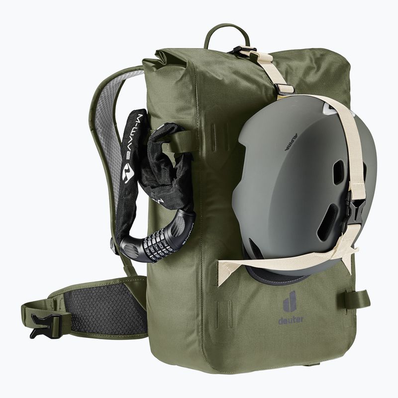 Fahrradrucksack Deuter Amager 25+5 khaki 7
