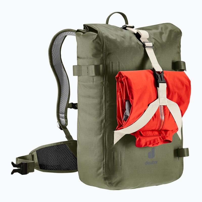 Fahrradrucksack Deuter Amager 25+5 khaki 8