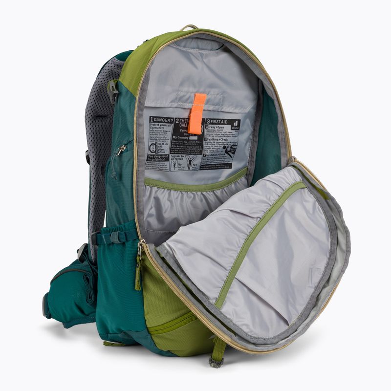 Fahrradrucksack deuter Trans Alpine 24 l grün 32212348 4