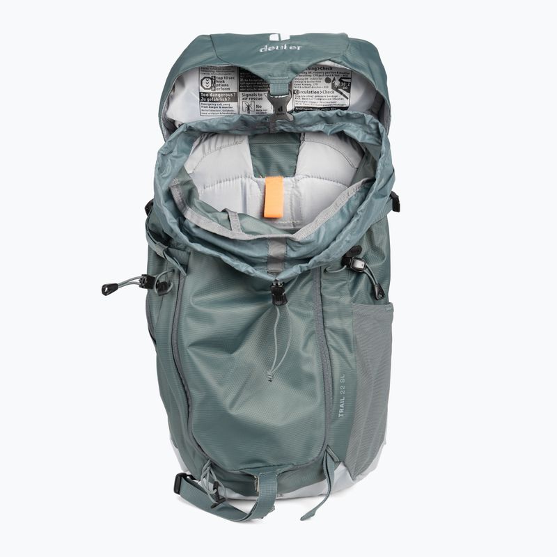 Damen-Wanderrucksack deuter Trail 22 SL grün 34402233464 4