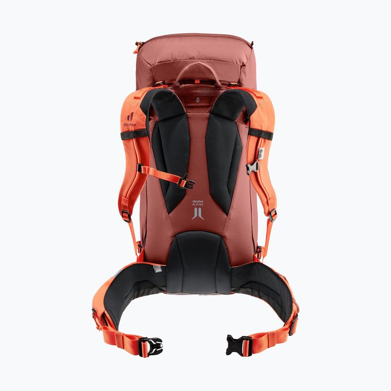 Kletter Rucksack deuter Guide 34+8 l redwood/papaya 2