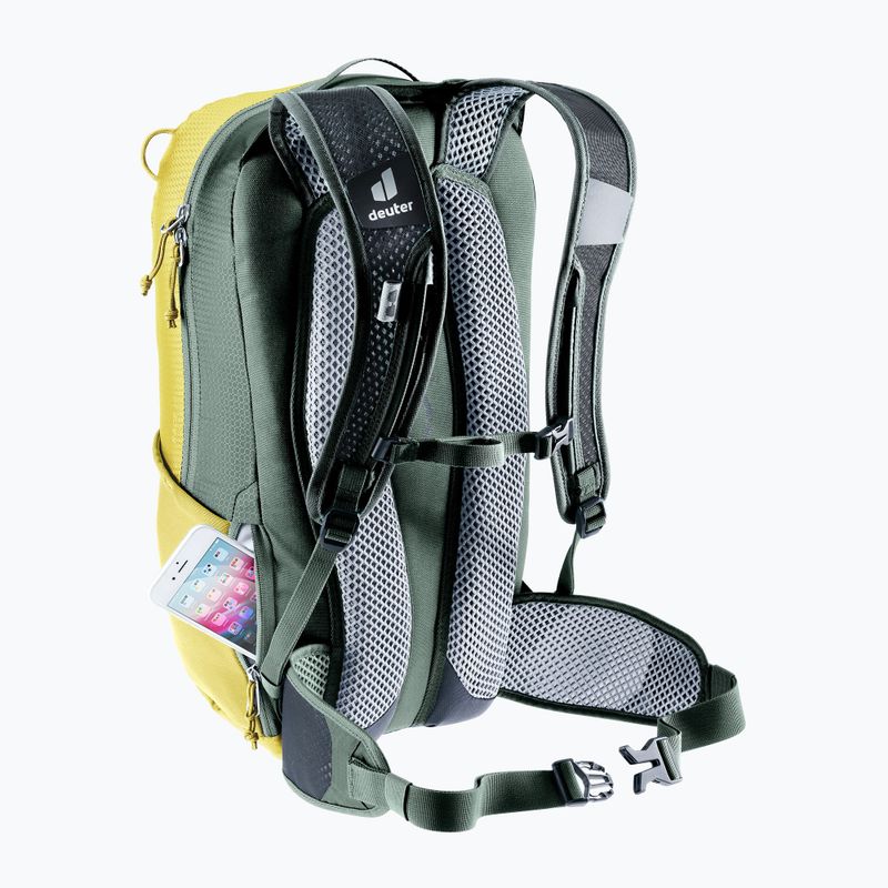 Fahrradrucksack deuter Race 16 tumeric/ivy 10