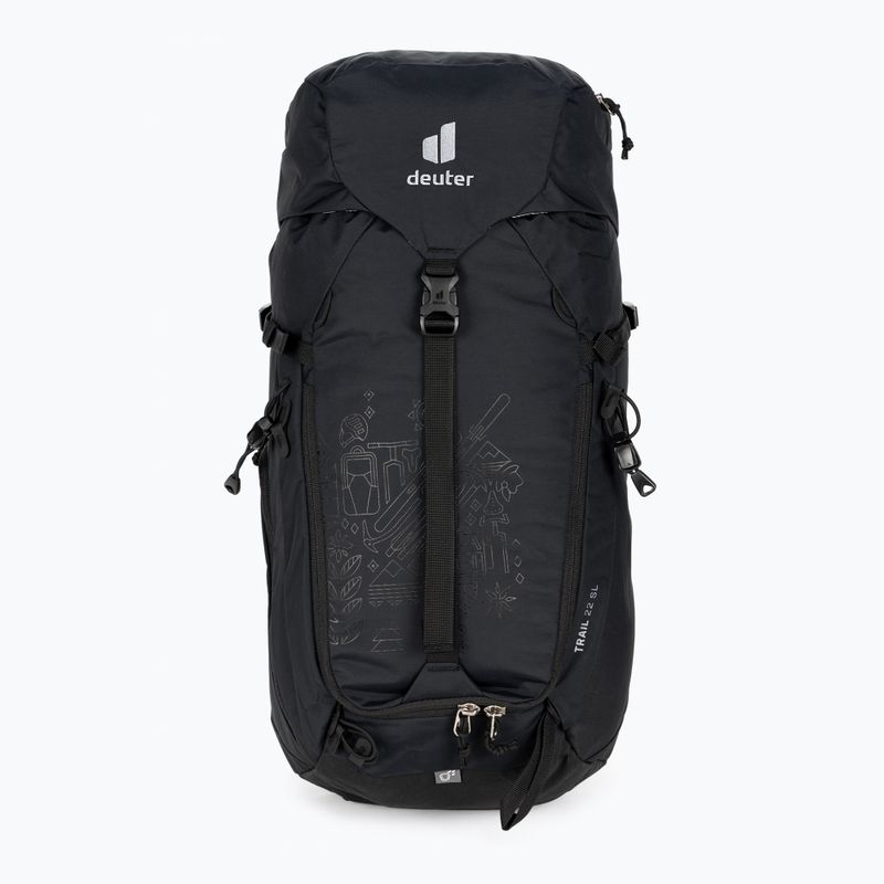 Damen-Trekking-Rucksack deuter Trail 22 l SL schwarz 344142371250