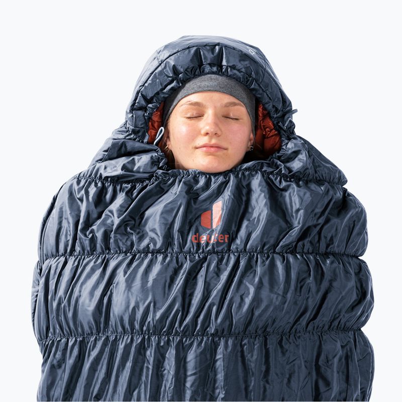 Deuter Schlafsack Exosphere 0° SL ink/redwood 9