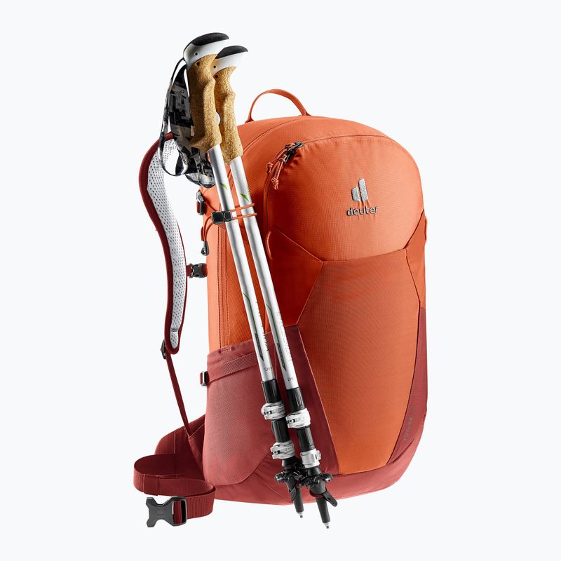 Touristischer Rucksack deuter Futura 23 l paprika/redwood 6