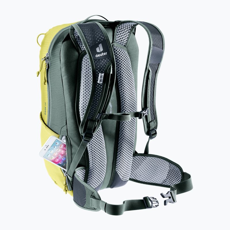 Fahrrad Rucksack deuter Race 16 l sprout/ivy 7