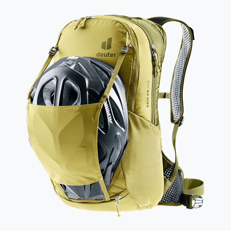 Fahrrad Rucksack deuter Race Air 14 + 3 l linden/cactus 10