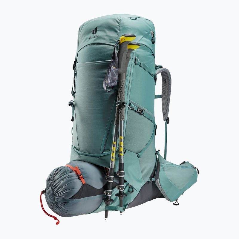 Rucksack Trekking Damen deuter Aircontact Core 55+10 l SL jade/graphite 6