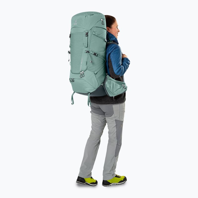 Rucksack Trekking Damen deuter Aircontact Core 55+10 l SL jade/graphite 10