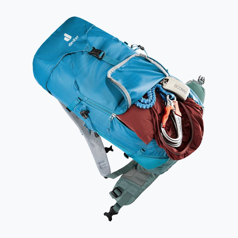 Touristischer Rucksack deuter Trail 30 l wave/ivy 9