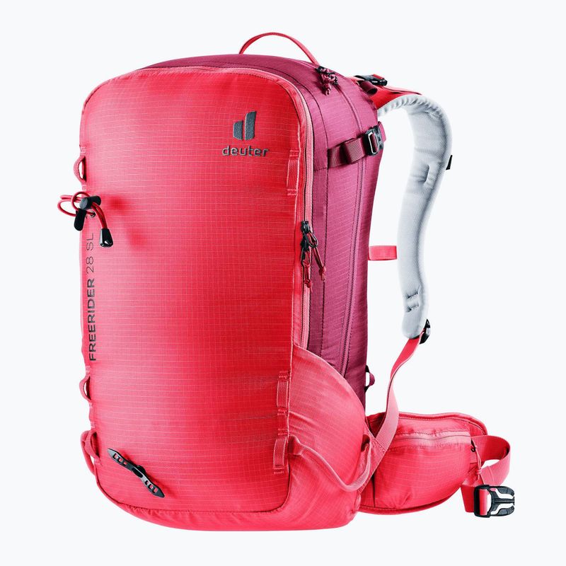 Tourenski Rucksack Damen deuter Freerider 28 l SL hibiscus/ ruby 2