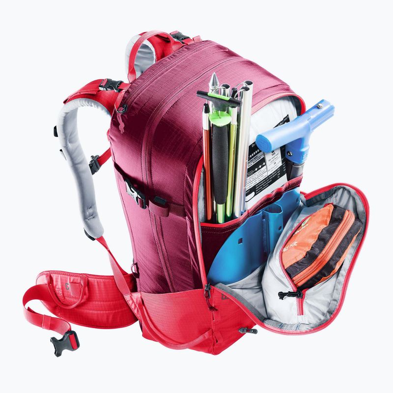Tourenski Rucksack Damen deuter Freerider 28 l SL hibiscus/ ruby 10