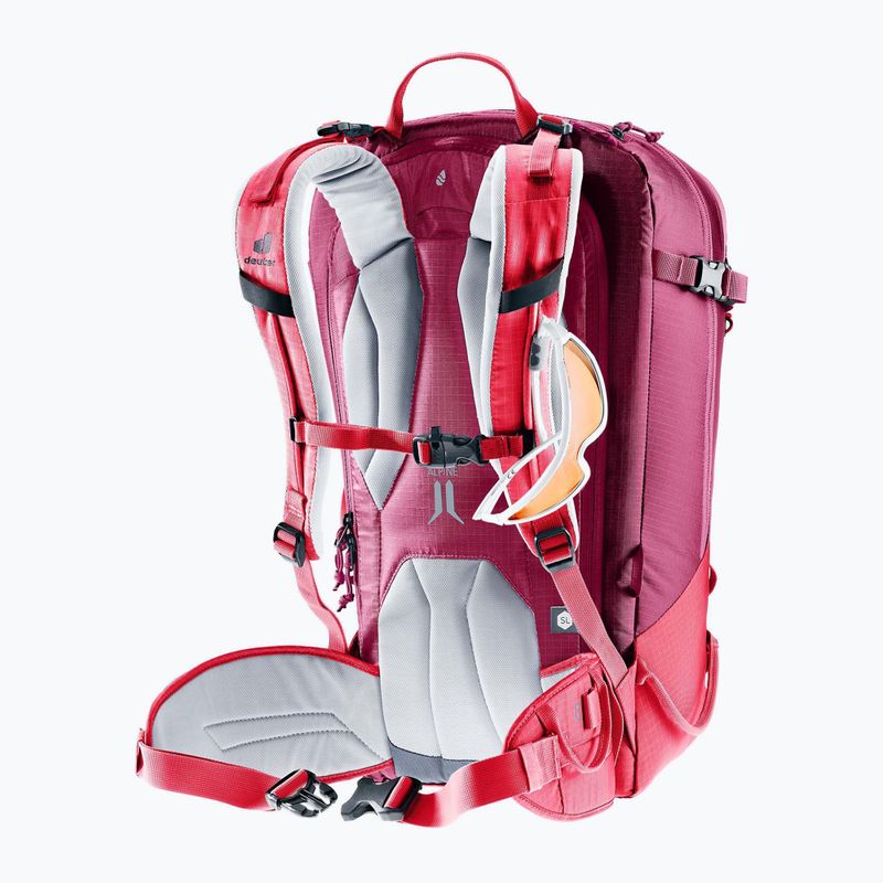 Tourenski Rucksack Damen deuter Freerider 28 l SL hibiscus/ ruby 12