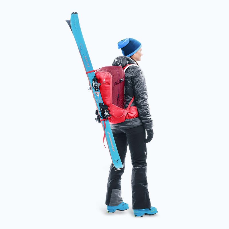 Tourenski Rucksack Damen deuter Freerider 28 l SL hibiscus/ ruby 18
