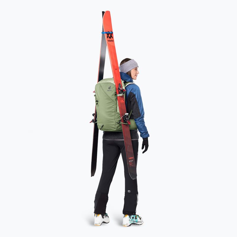 Tourenski Rucksack Damen deuter Freerider Pro 32+ l SL grove/ mineral 20