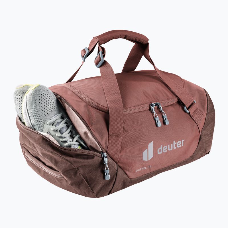 Reisetasche deuter Duffel 35 l caspia/raisin 7