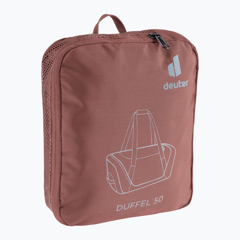 Reisetasche deuter Duffel 50 l caspia/raisin 8
