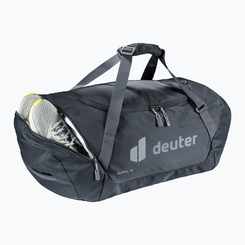 Reisetasche deuter Duffel 70 l schwarz 8