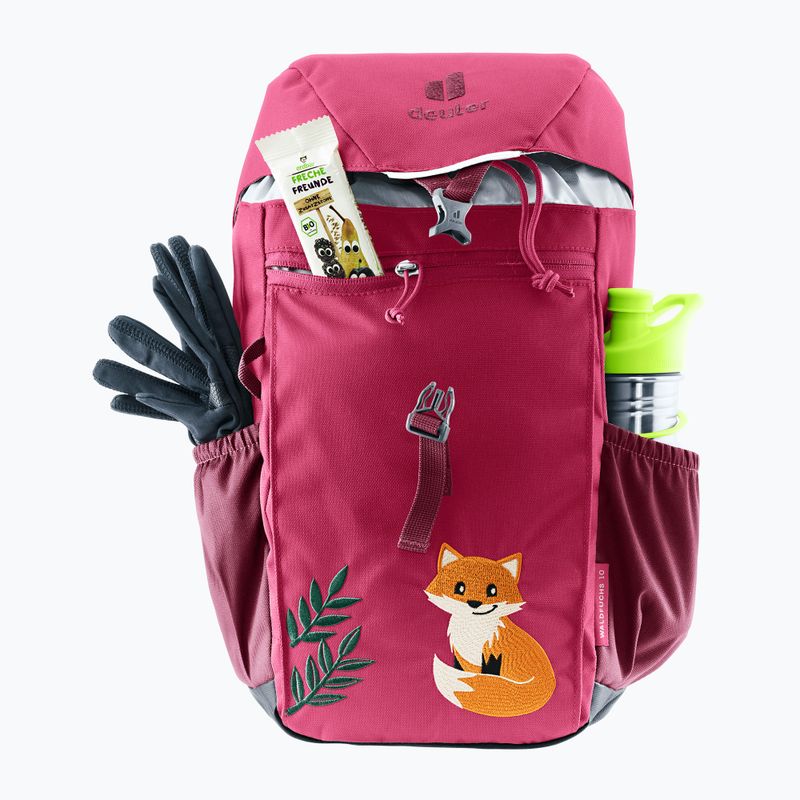 Rucksack Kinder deuter Waldfuchs 10 l ruby/ maron 8