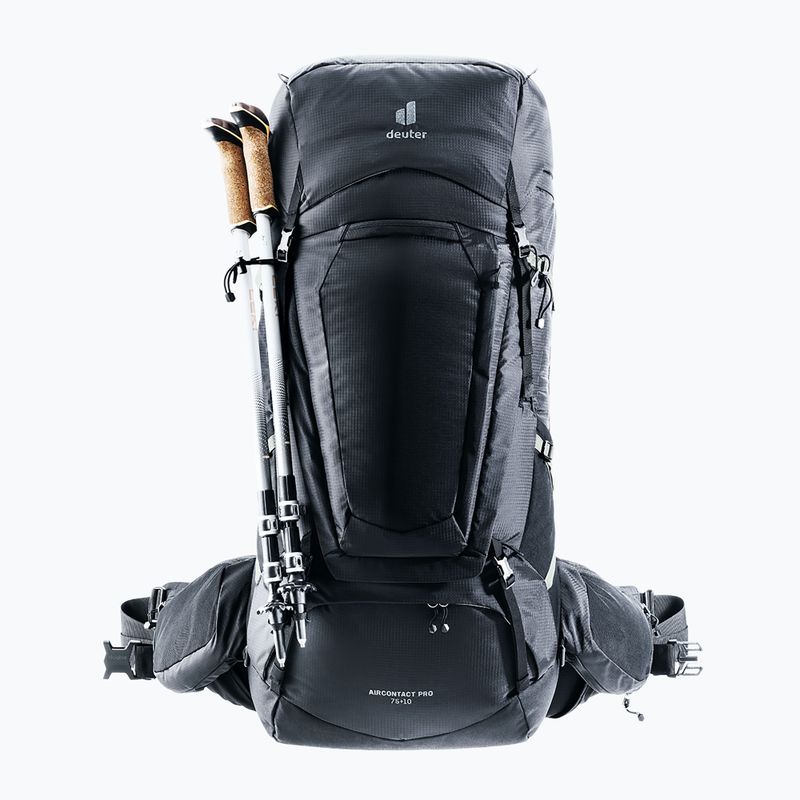 Deuter Aircontact Pro 75 + 10 l Trekking-Rucksack schwarz 4