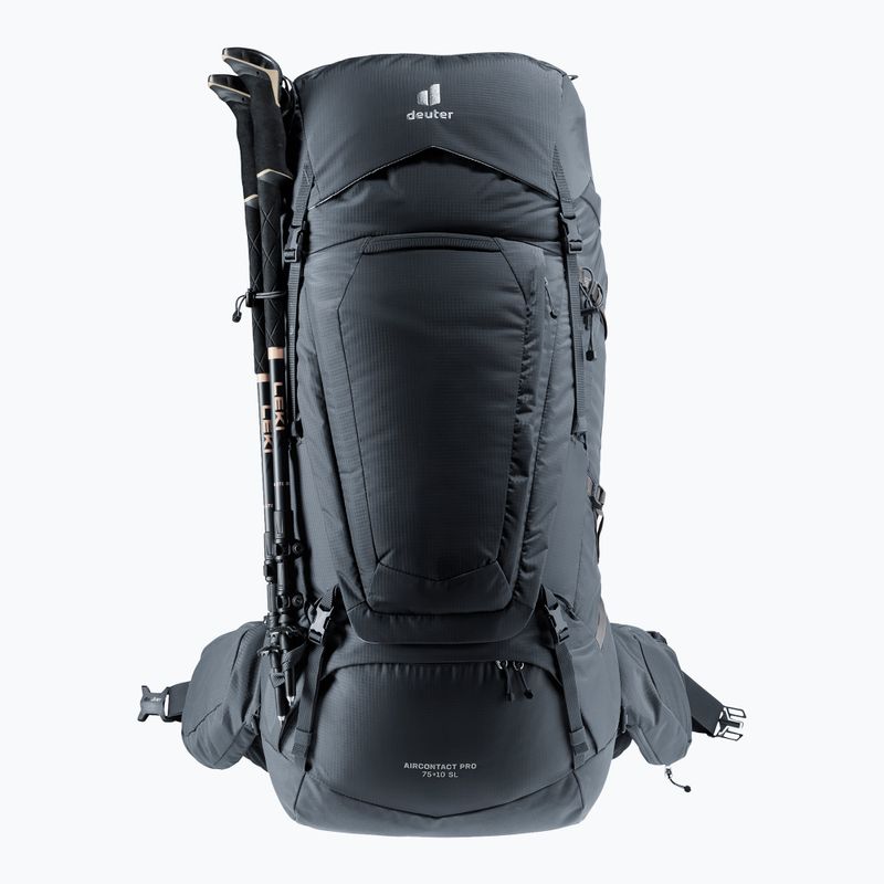 Deuter Aircontact Pro 85 + 10 l Trekking-Rucksack schwarz 14