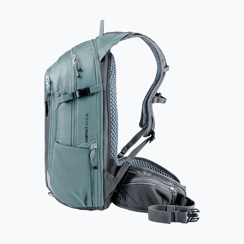 Fahrradrucksack Damen deuter Compact 12 + 3 SL graphite/shale 7