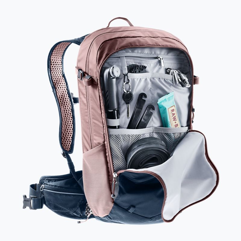 Fahrradrucksack deuter Compact 14 + 3 l ink/ashrose 12