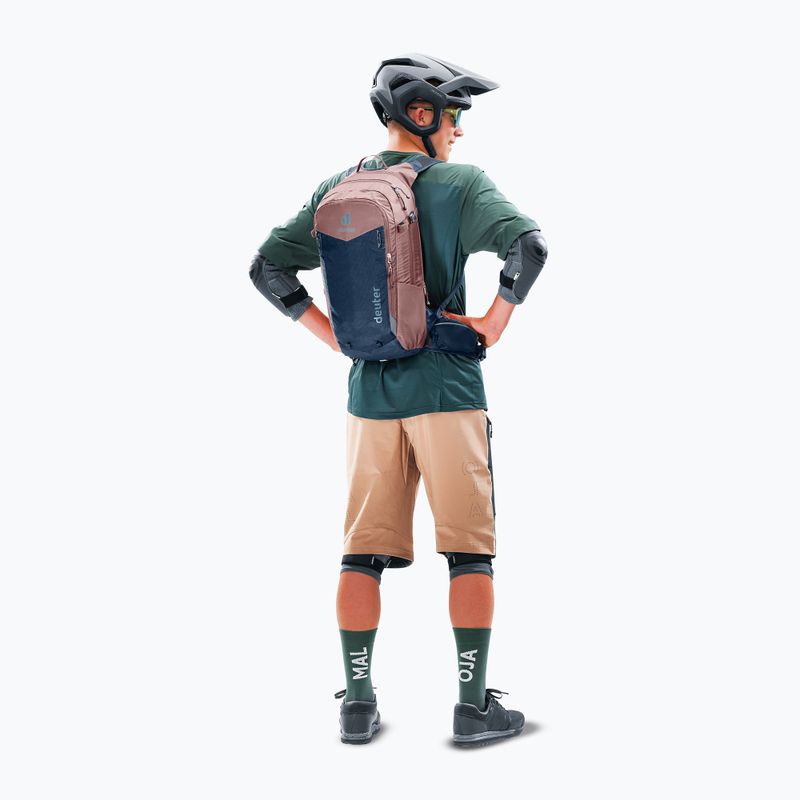 Fahrradrucksack deuter Compact 14 + 3 l ink/ashrose 13