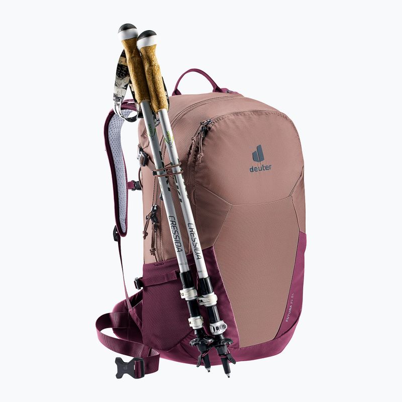 Wander Rucksack Damen deuter Futura 21 l SL ashrose-cassis 7