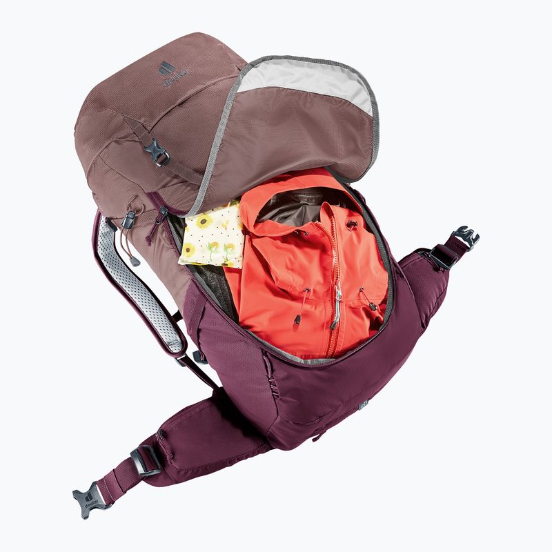 Trekkingrucksack deuter Futura 24 l SL ash rose/blackcurrant 10