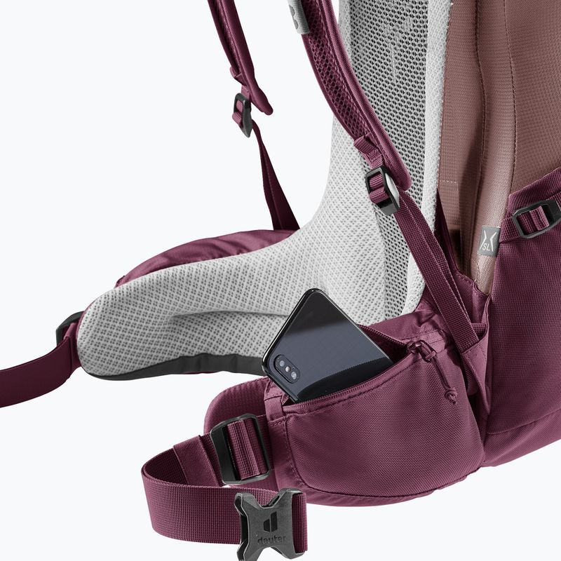 Trekkingrucksack deuter Futura 24 l SL ash rose/blackcurrant 12