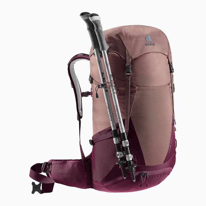 Damen-Wanderrucksack deuter Futura 30 l SL ashrose-cassis 6