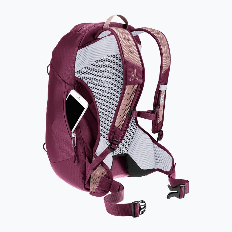 Wander Rucksack Damen deuter AC Lite 15 l SL ashrose-cassis 12