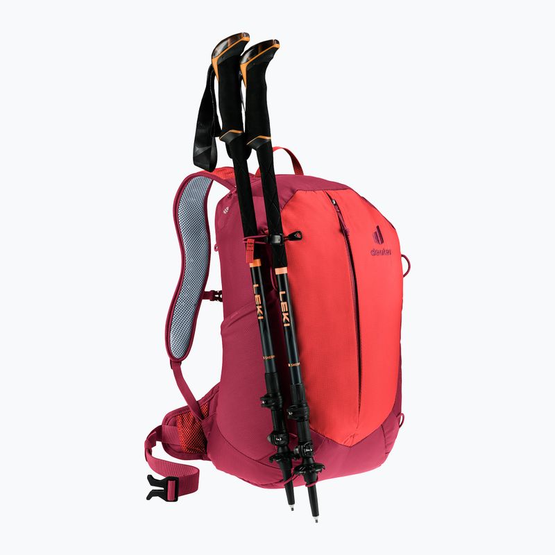Wander Rucksack deuter AC Lite 17 l cherry-masala 10