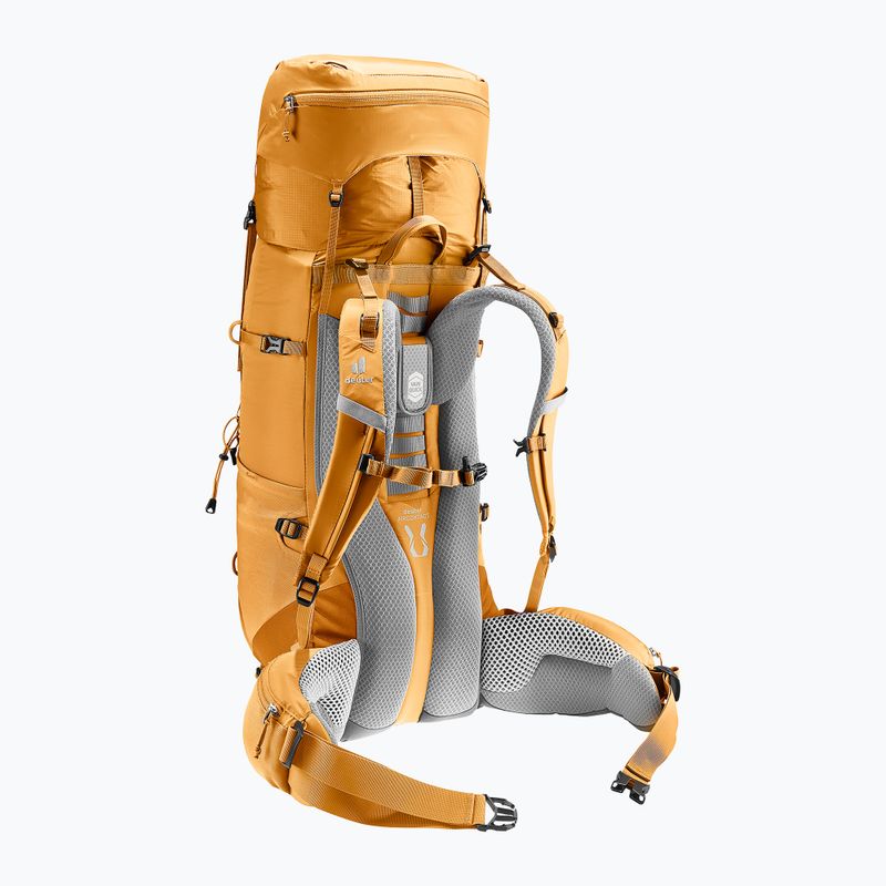 Trekking Rucksack deuter Aircontact Lite 40 + 10 l amber-maple 12