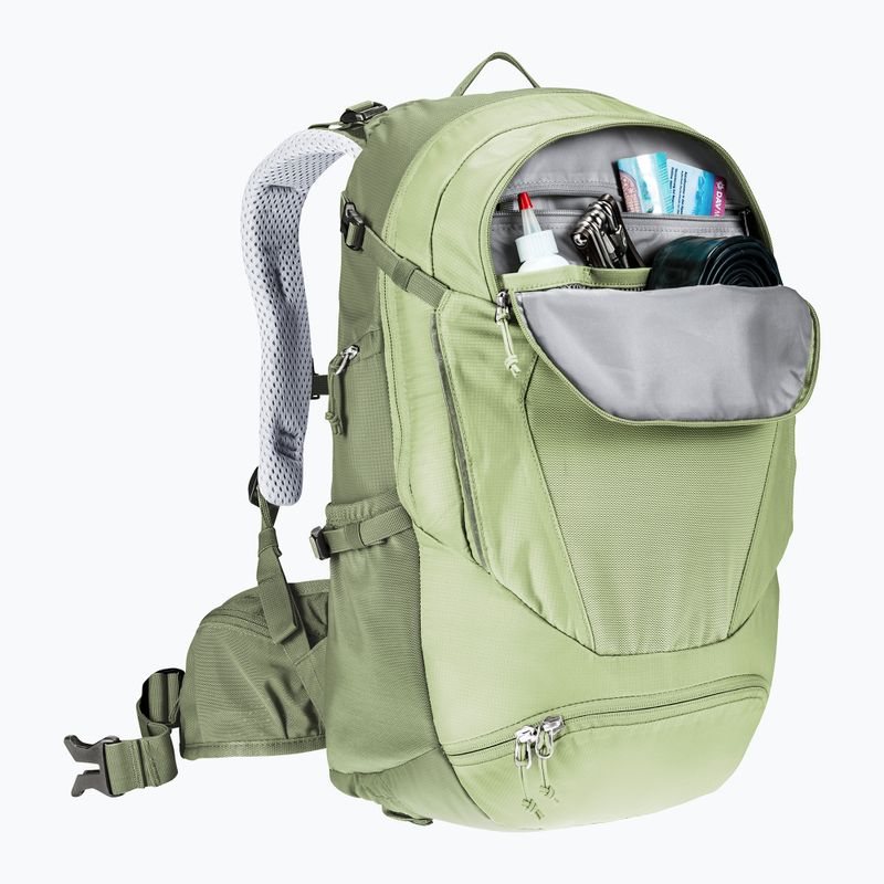 Fahrradrucksack Damen deuter Trans Alpine 22 l SL mineral/grove 9