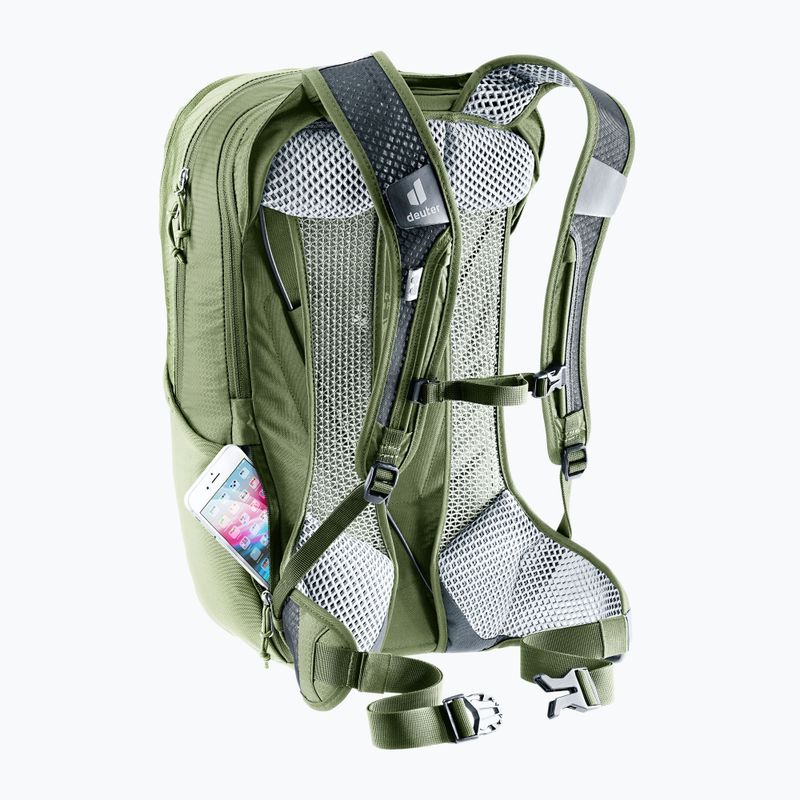 Fahrradrucksack deuter Race Air 14 + 3 l mineral/grove 12