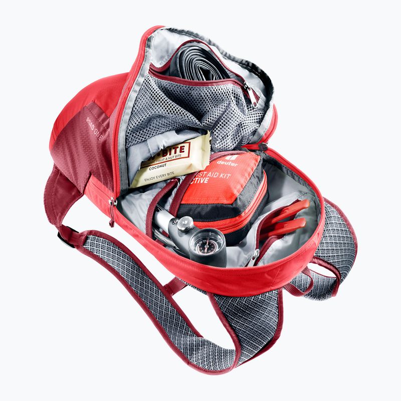 Fahrradrucksack deuter Road One 5 l cherry/masala 4
