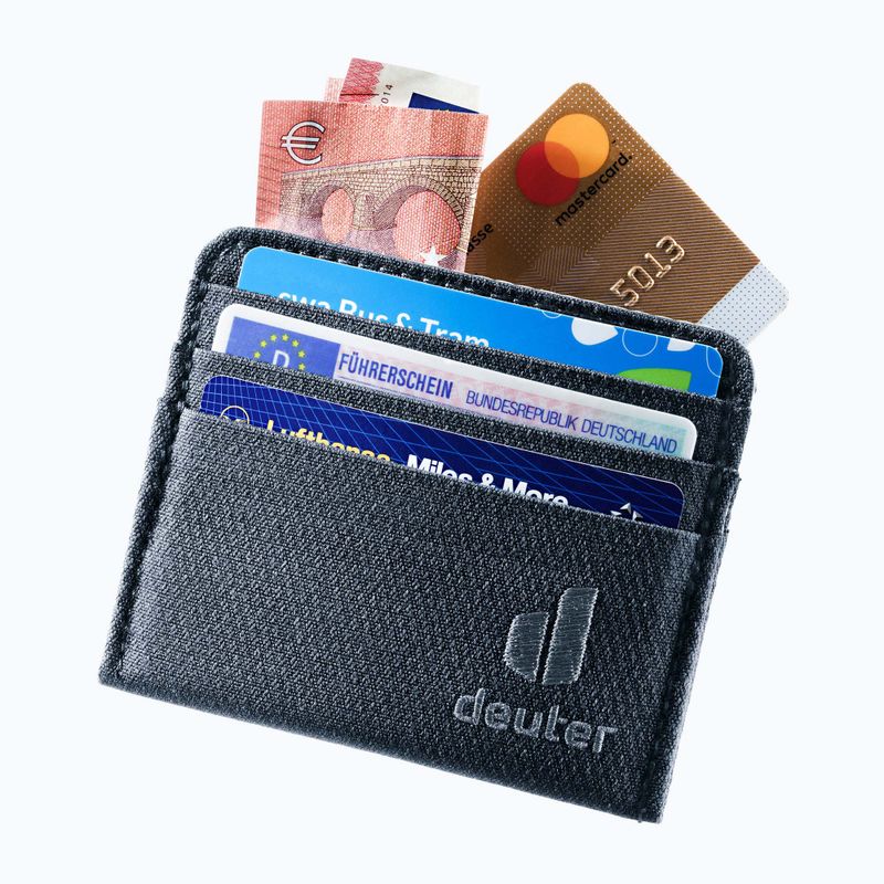 Geldbörse deuter Card black 2