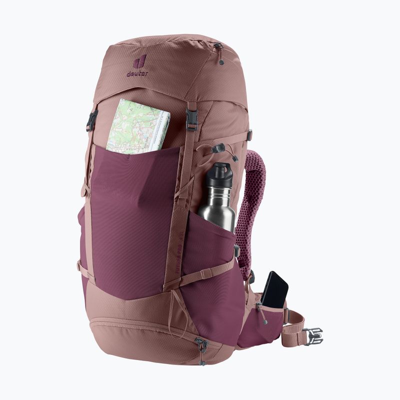 Trekkingrucksack deuter Futura Pro 34 l SL cassis/ashrose 9