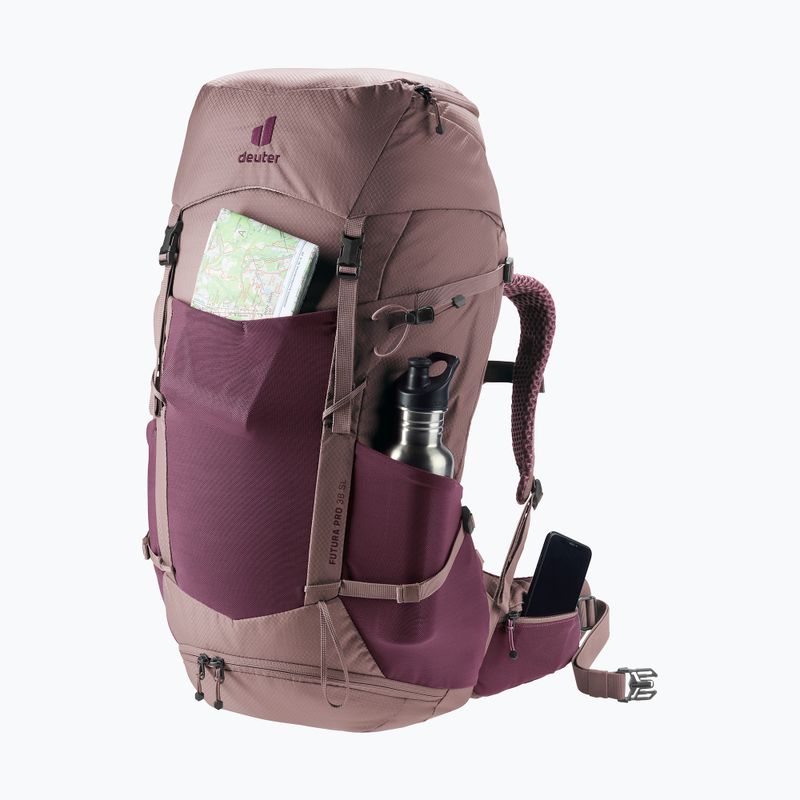 Trekkingrucksack deuter Futura Pro 38 l SL cassis/ashrose 9