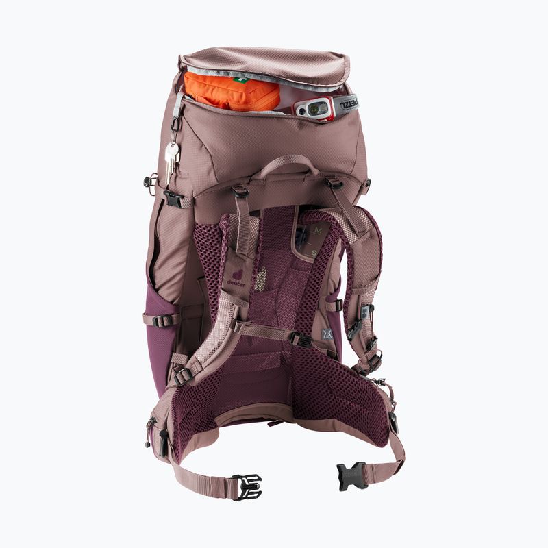 Trekkingrucksack deuter Futura Pro 38 l SL cassis/ashrose 11